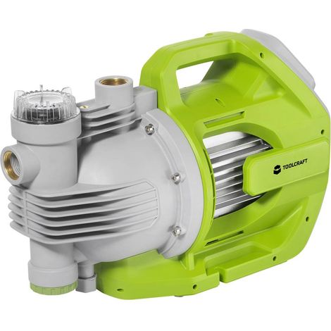 [GEBRAUCHT] B-Ware Toolcraft Gartenpumpe 6000 L/H 53 M Gartenfilterpumpe Gartengerät Wasserpumpe