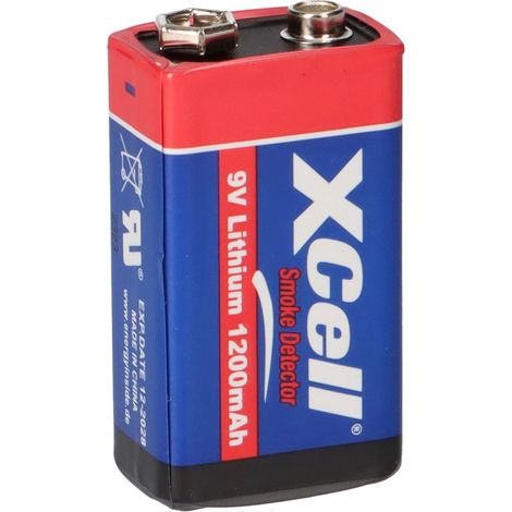 XCell 9 V Block-Batterie Lithium 1200 9 V 1 St. (1/5)