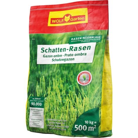 WOLF Garten Schattenrasen 10 KG SCR 500 Rasen Neuanlage (1/4)