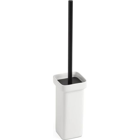 Brosse Toilettes WC, 8,5 x 8,5 x 41 cm, Collection Nero, Noir (1/5)