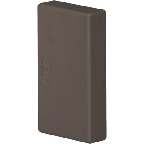 Embout lifea pour LF20035/36 RAL 8014 marron - HAGER LFF2003568014