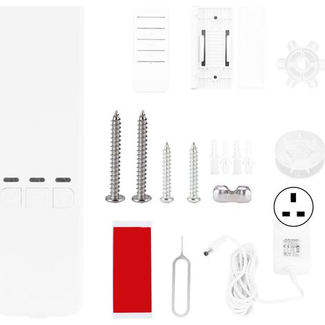 Kit de motorisation pour stores électriques domestiques avec télécommande Wi-Fi et machine à enrouler les rideaux (1/5)