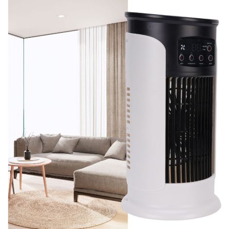 Ventilador de aire acondicionado USB portátil de 300 ml - 3 funciones: filtración, humidificación y refrigeración - 6 velocidades, funcionamiento silencioso - ABS 804 g - KZQ (1/5)