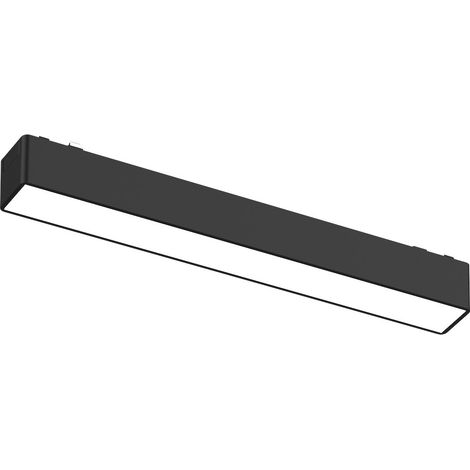 Luminaire sur rail magnétique linéaire noir 23 cm Tuya CCT LED 10 W 48 V Milagro (1/5)