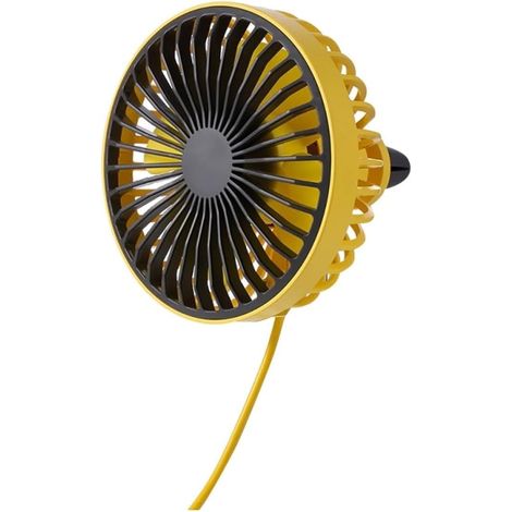 Ventilateur Ventilation Voiture USB 360° Avec Lumières LED 3 (1/5)