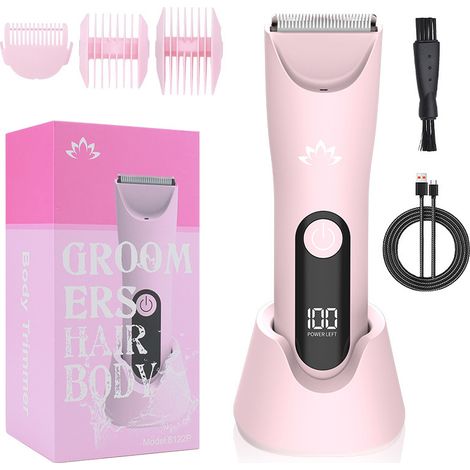 Épilateur électrique pour femmes, tondeuse corporelle pour le maillot, rasoir pour les jambes-AquaForge (1/5)