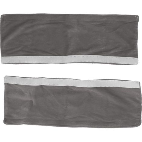 Lot de 2 poignées de porte de réfrigérateur, protection antidérapante et antistatique grise, pour la décoration de vos appareils de cuisine. (1/5)