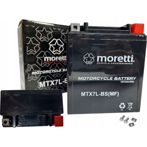 Moretti 12V AGM Gel-Batterie MTX7L-BS – Starke Qualität (1/5)
