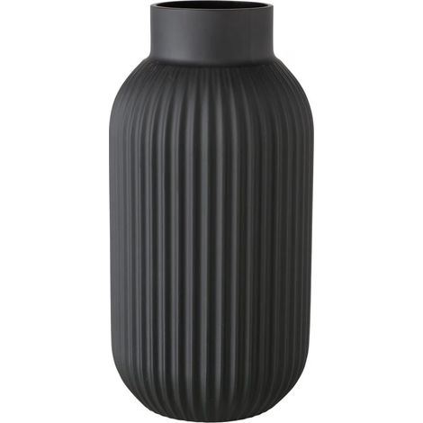 Boltze Vase Nordika Gefäß in Schwarz Matt aus lackiertem Glas 2026912 (1/3)