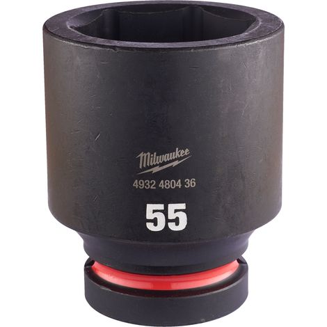 Chiave a bussola Milwaukee impact socket 55mm lunga acciaio cromo (1/2)