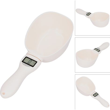 Cuillère doseuse électronique précise pour aliments pour animaux et cuisine. (1/5)