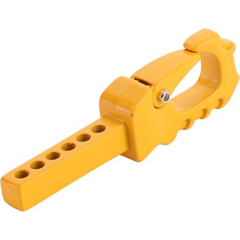 Crochet d'attelage pour remorque RC Easy Control, compatible avec les modèles 4101, 4102 et 4082 (échelles 1/10 et 1/8), jaune. (1/5)