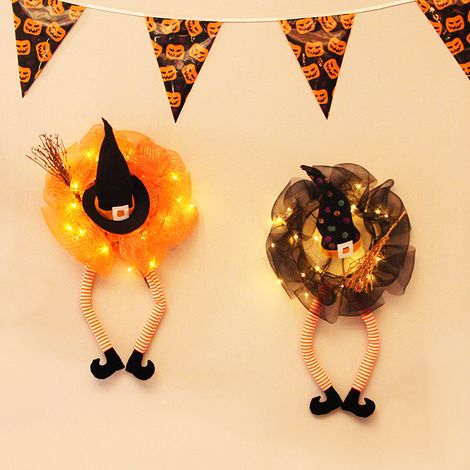 Décorations d Halloween, pendentifs de guirlande de magicien LED du Festival des fantômes, accessoires de fête d hôtel (1/3)