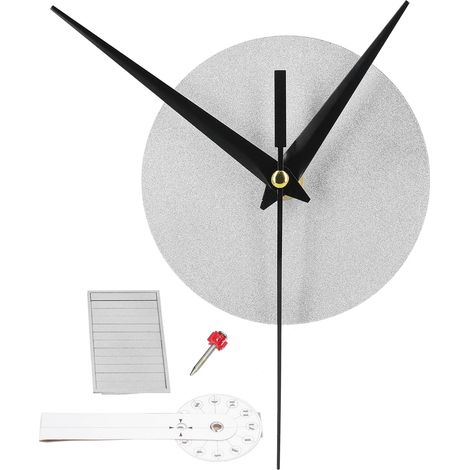 Horloge murale DIY en acrylique, silencieuse et sans cadre, pour salon et bureau. Durable, simple et élégante. (1/5)
