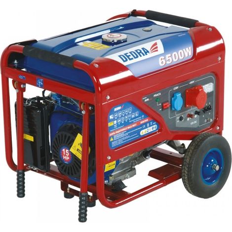 DEDRA DEGB7503K motogenerador 6000 W 25 L Gasolina Rojo