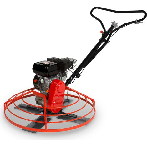 Eberth – Hélicoptère à béton essence 6,5CV Ø96cm – Lisseuse 4T pour sols en béton frais – Moteur 196cc avec arrêt automatique