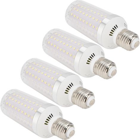 Lot de 4 ampoules LED E27 type maïs 3500 lm 2835 pour lustre d'intérieur et lampe de table 85-265 V (1/5)