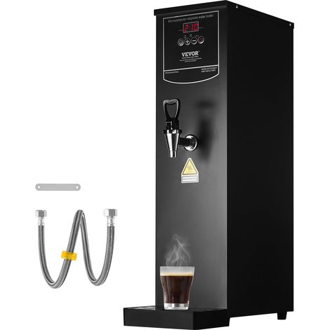 Distributeur d'Eau Chaude Électrique, Fontaine à Eau Chaude sur Réseau 20 L avec Débit 50 L/h, pour Café Thé Restauration Bureau, Bouilloire Électrique Commerciale Chauffe Rapide par Paliers (1/5)