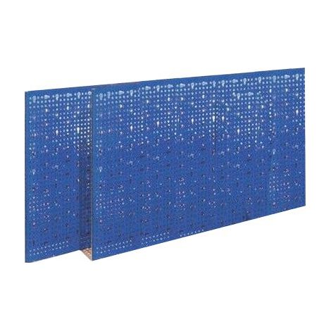 PANNELLO ESPOSITIVO A FORI ASOLATI  ACCIAIO VERNICIATO CM 100X50 BLU