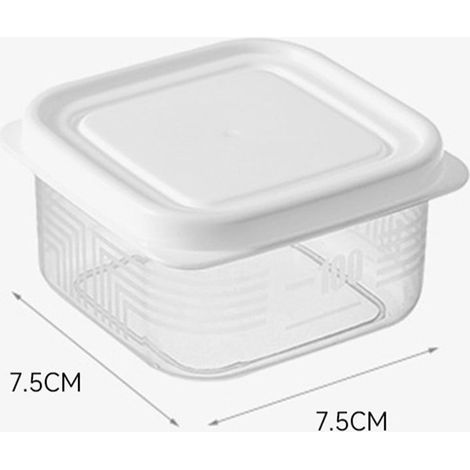 Boîte De Rangement Alimentaire - Boîte Hermetique Transparente Pour Congélateur - PP PE - 1 Pièce (1/5)