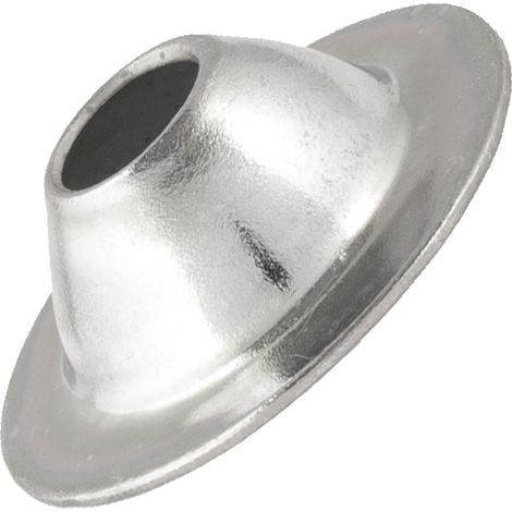 Scell-It – Rosace d'écartement en acier zingué blanc 30 mm – Boîte de 25 unités – Optimise la répartition des charges en plomberie – RC30 (1/3)