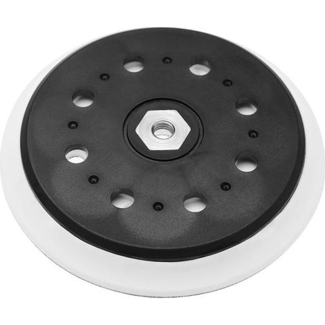 Patin arrière auto-agrippant 150 mm 15 trous compatible avec les ponceuses orbitales Makita BO6050 BO6050J Disque de polissage Disque de protection Outils abrasifs (1/5)