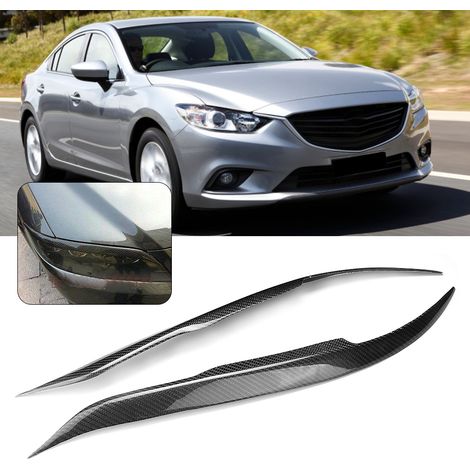Cache-phares en fibre de carbone pour Mazda 6 (2003-2013) (1/5)
