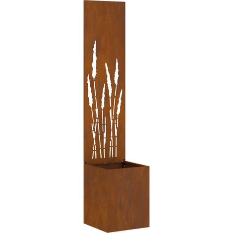 Écran de confidentialité de jardin Fretwork Rouillé 32 x 140 cm (1/5)