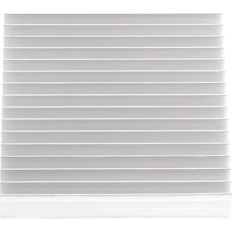 Dissipateur thermique, aileron de refroidissement de dissipateur thermique 100  100  18MM de bonne conductivité thermique, dissipateur thermique en alu um 1pcdissipateur thermique dissipateur therm (1/5)