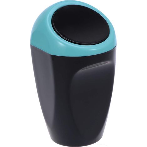 Cestino portatile per veicoli, case e uffici contenitore per rifiuti (blu) (1/4)