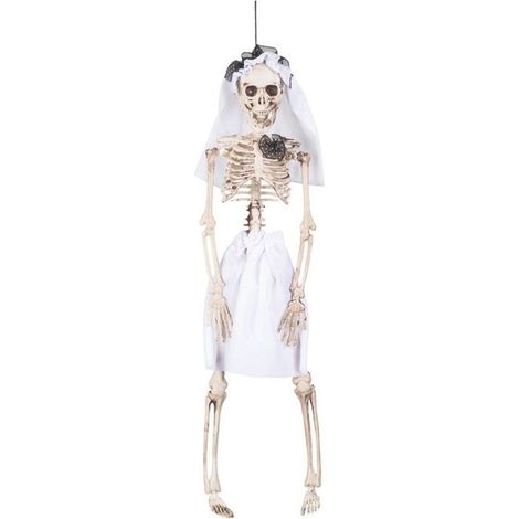 SQUELETTE MARIÉE FEMME 40 CM Beige, Ivoire, Crème, Écru, Naturel, Taupe (1/2)