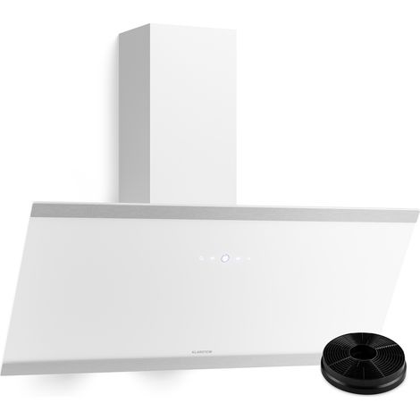 Klarstein Flashline schräge Dunstabzugshaube – 578 m³/h Dunstabzug, Touch-Bedienung, 9 Stufen + Boost, LED-Beleuchtung, Umluft oder Abluft (1/5)