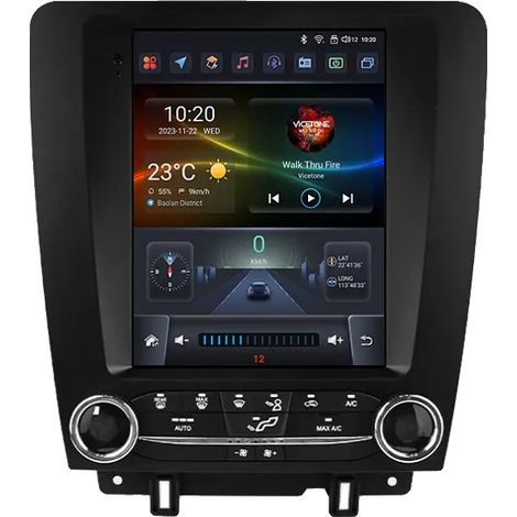 Autoradio, dimensioni del display, sistema di navigazione, compatibile con Ford Mustang 2010-2014, S6 (8 core-6GB 64GB) (1/2)