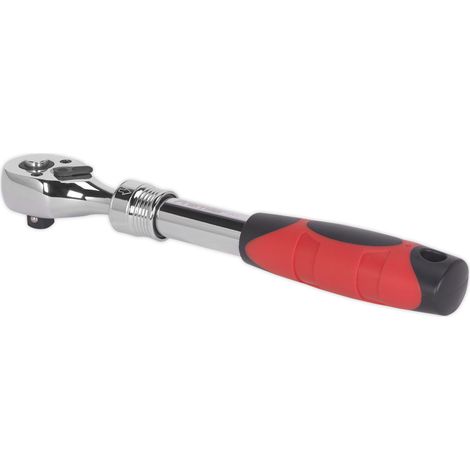 Sealey Premier Extendable Ratchet Wrench 3/8""Sq Drive AK6687