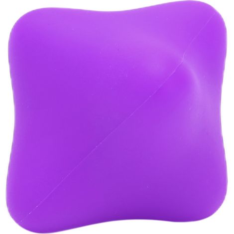 Balle d'entraînement réactive violette hexagonale pour améliorer agilité et réflexes - Portable et confortable (1/5)