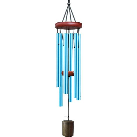 Carillons à Vent Métalliques 66 Cm - Carillons à Vent Apaisants en Tubes (1/5)