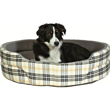 Trixie Lucky Hundebett beige und grau für mittelgroße Hunde