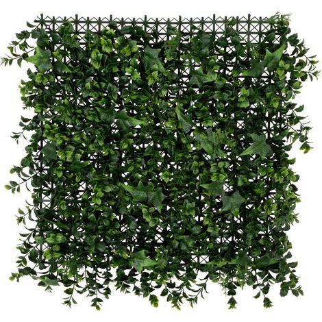 Carré végétal herbe Izy vert 50x50cm - créateur d'intérieur