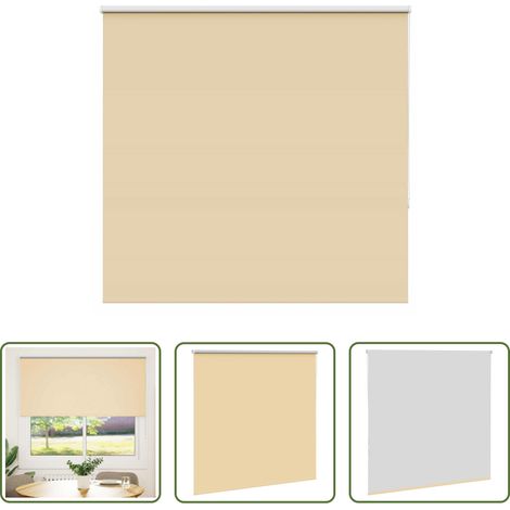 Lichtschutz -  Verdunkelungsrollo Beige 145x150 cm Stoffbreite 141,6 cm (1/5)