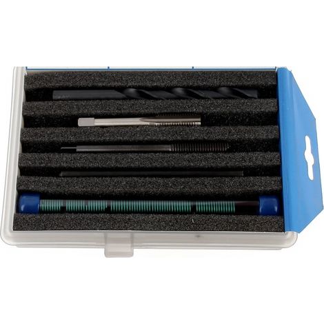Coffret 25 HELICOIL® M10X15 Inox + Foret + Taraud + Broche + Rupteur
