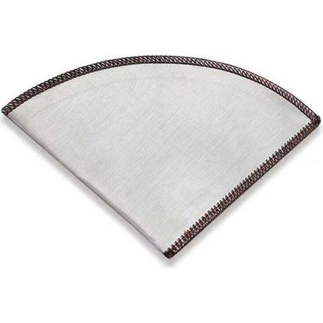 Reusable Coffee Filter, Permanent Stainless Steel Filter, Durable, Easy to Clean (1/4)