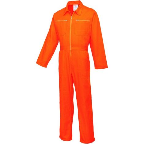 Combinaison Coton Couleur : Orange Taille S - Portwest (1/2)