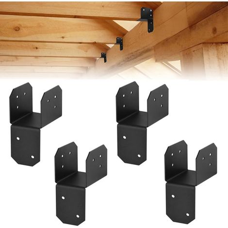 Supports de connexion d'ancrage en acier (4 unités, support de poutre (1/5)