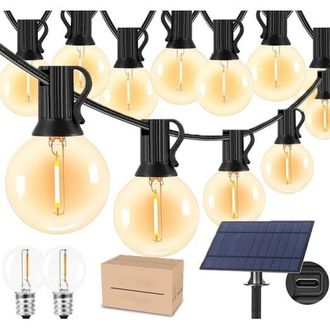 Solar-Gartenbeleuchtung mit 30 LED-Lampen