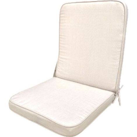 Ivory Luxury Low Recliner Cushion - L96 x W42 x D5 cm