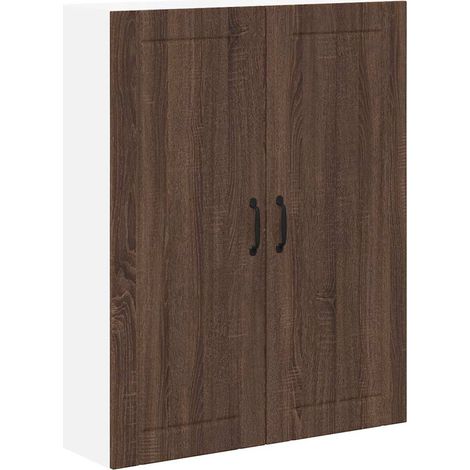 Meuble mural de cuisine,Armoire de cuisine avec porte Chêne brun 80 x 31 x 100 cm CFW51354 (1/5)