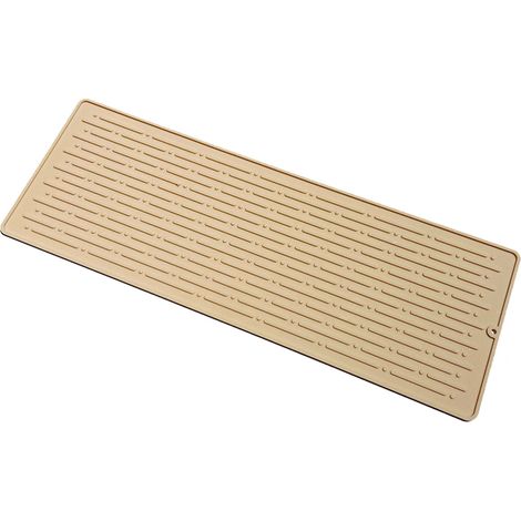 Tapis De Sechage Pour Vaisselle - En Silicone Resistant A La Chaleur - Pour Evier Et Plan De Travail - 1 Piece (1/5)