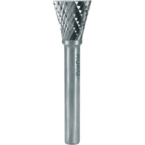Frässtift WKN Ø 3mm Kopflänge 5mm Schaft-Ø 3mm Hartmetall Verzahnung KVZ 4 RUKO (1/5)