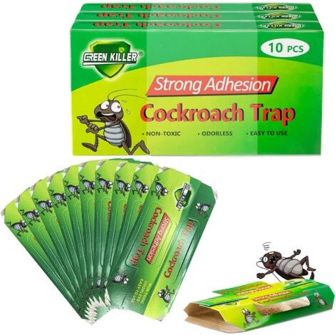 Pièges à Cafards Puissant,30 pièces Piege Cafard,Anti Cafards,Pièges À Cafards,Produit Anti Araignée,pour Jardin Maison Cuisine Salle de Bain Bureau. (1/5)