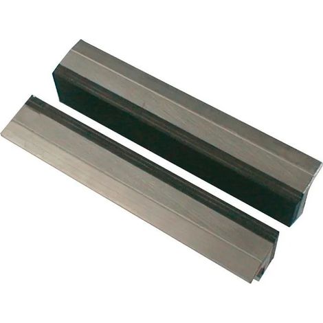 Protection de mâchoires d'étau 47/5 G pour largeur de mâchoire 160 mm, revêtement en caoutchouc, aluminium, 1 paire, HAARHAUS (1/3)